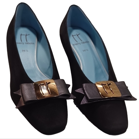 THIERRY Rabotin low heels pumps shoes - Picture 2 of 8